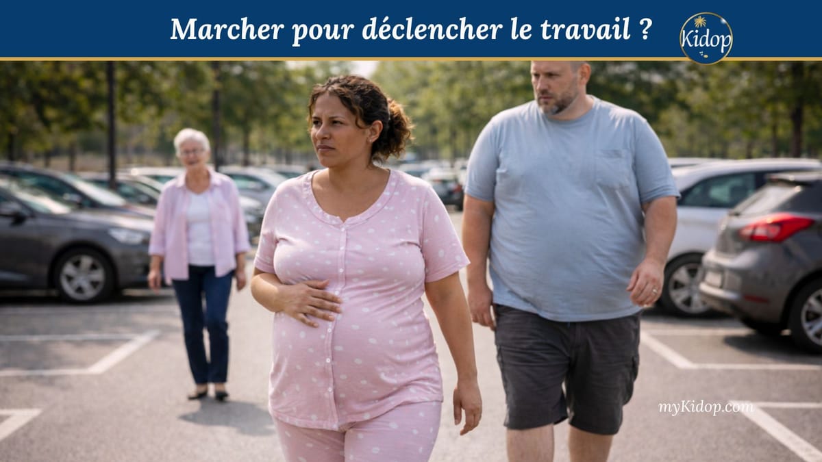 marcher peut il declencher l accouchement fin de grossesse